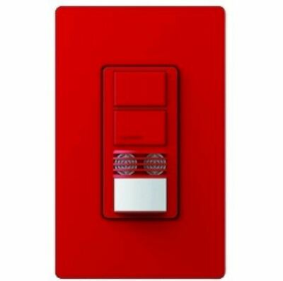 Lutron Maestro MS-B202-HT HOT Dual-Technology Light Occupancy Sensor Switch Red
