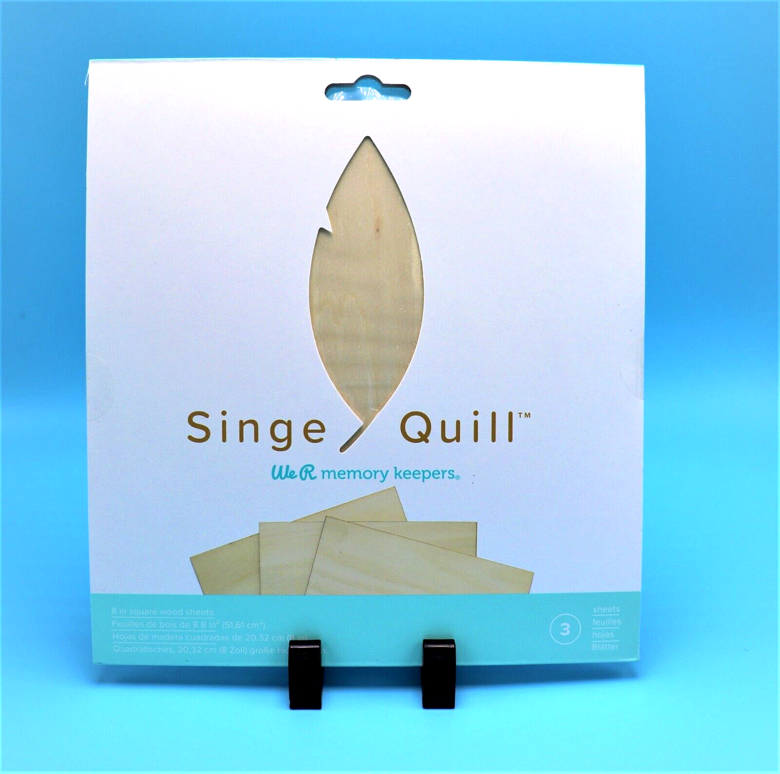 We R Memory Keepers SINGE Quill / GLUE QUILL veneer sheets ~glue/singe pens KIT