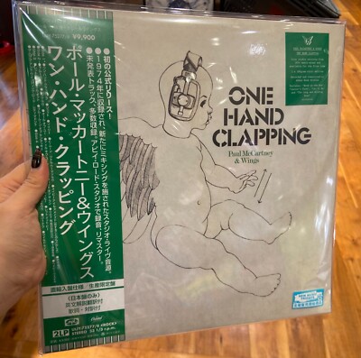 One Hand Clapping Paul McCartney & Wings Vinyl 2LP Record Pamphlet Limited w/obi