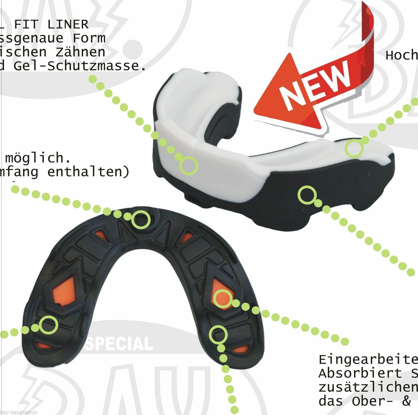 BAY® SIRIUS CE Zahnschutz Mundschutz Doppel Schichtig Beißschiene Zahnschiene