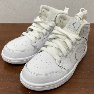 

Little Kids Jordan 1 Mid Flex White / White-Cool Grey (554726 100) — 11,5