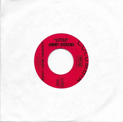 LITTLE JIMMY DICKENS - Country music lover