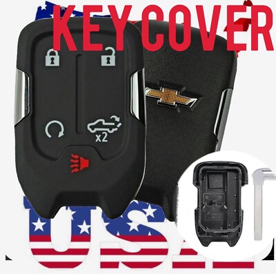 A++ 2019-2022 CHEVROLET SILVERADO 5 BUTTON REMOTE KEY FOB CASE SHELL REPLACEMENT