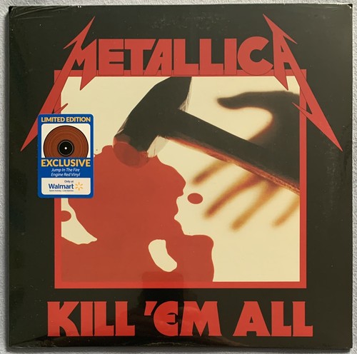 METALLICA KILL ’EM ALL Colored Vinyl LP Walmart Limited Edition TOP OVP