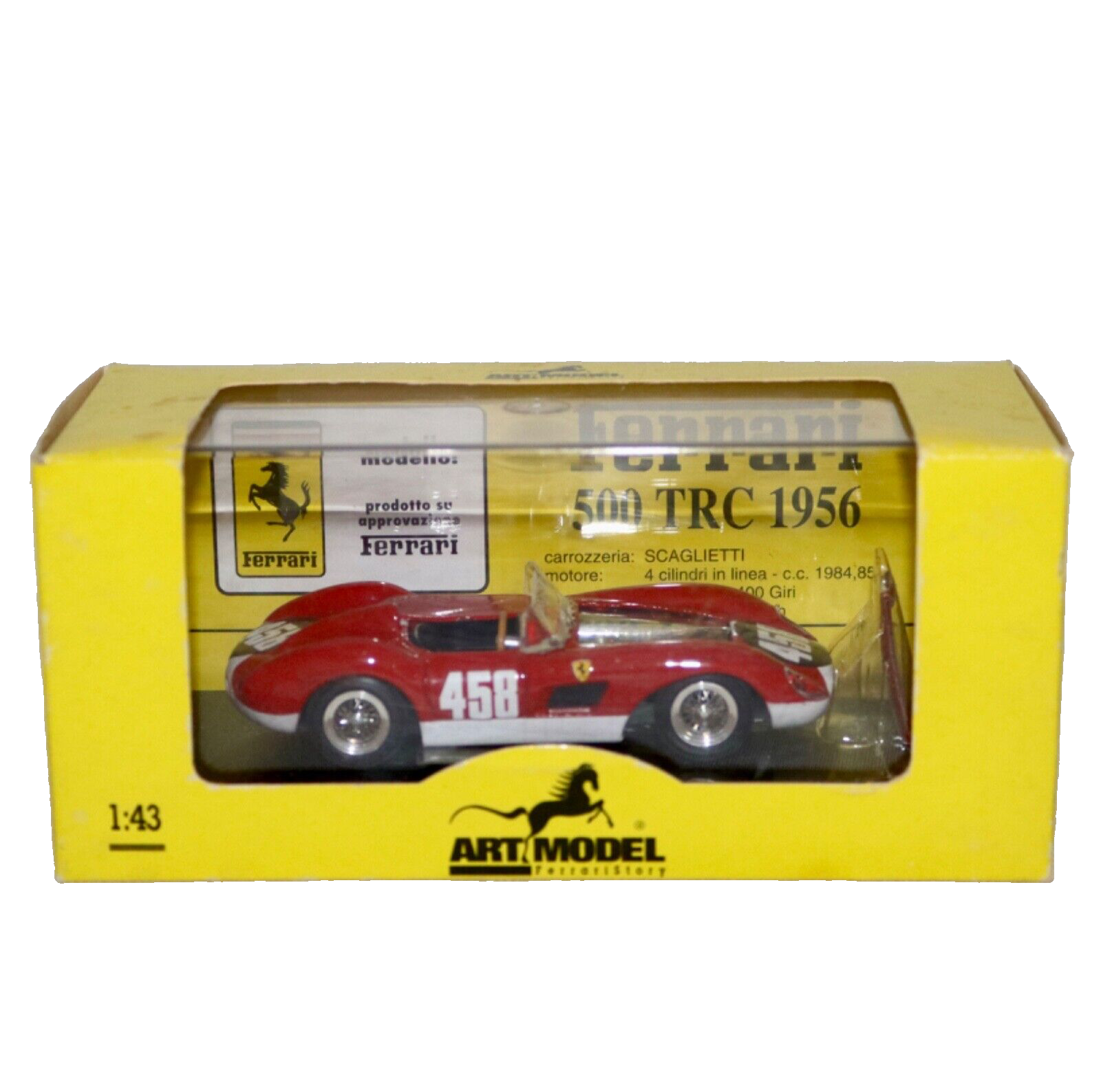 Art Model ~ 1956 Ferrari 500 TRC #458 Mille Miglia ~ ART044