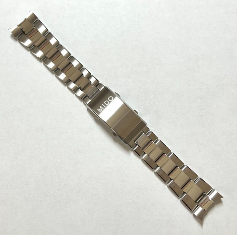 Original Mido Ocean Star Gmt M026629a Steel Watch Band Bracelet # M026629 A