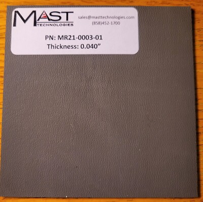 Mast Technologies MR21-0003-01 0.040'' thick Cavity Resonance RF Absorber