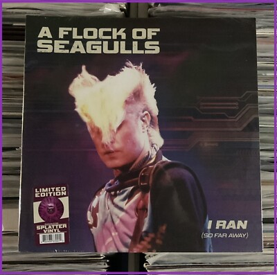 Flock Of Seagulls- I Ran (So Far Away) LP On Purple & Black Splatter Vinyl