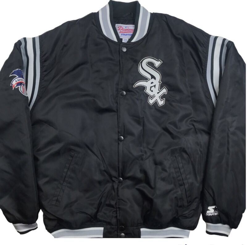 vintage 90s CHICAGO WHITE SOX DIAMOND COLLECTION STARTER vintage 90s CHICAGO WHITE SOX DIAMOND COLLECTION STARTER