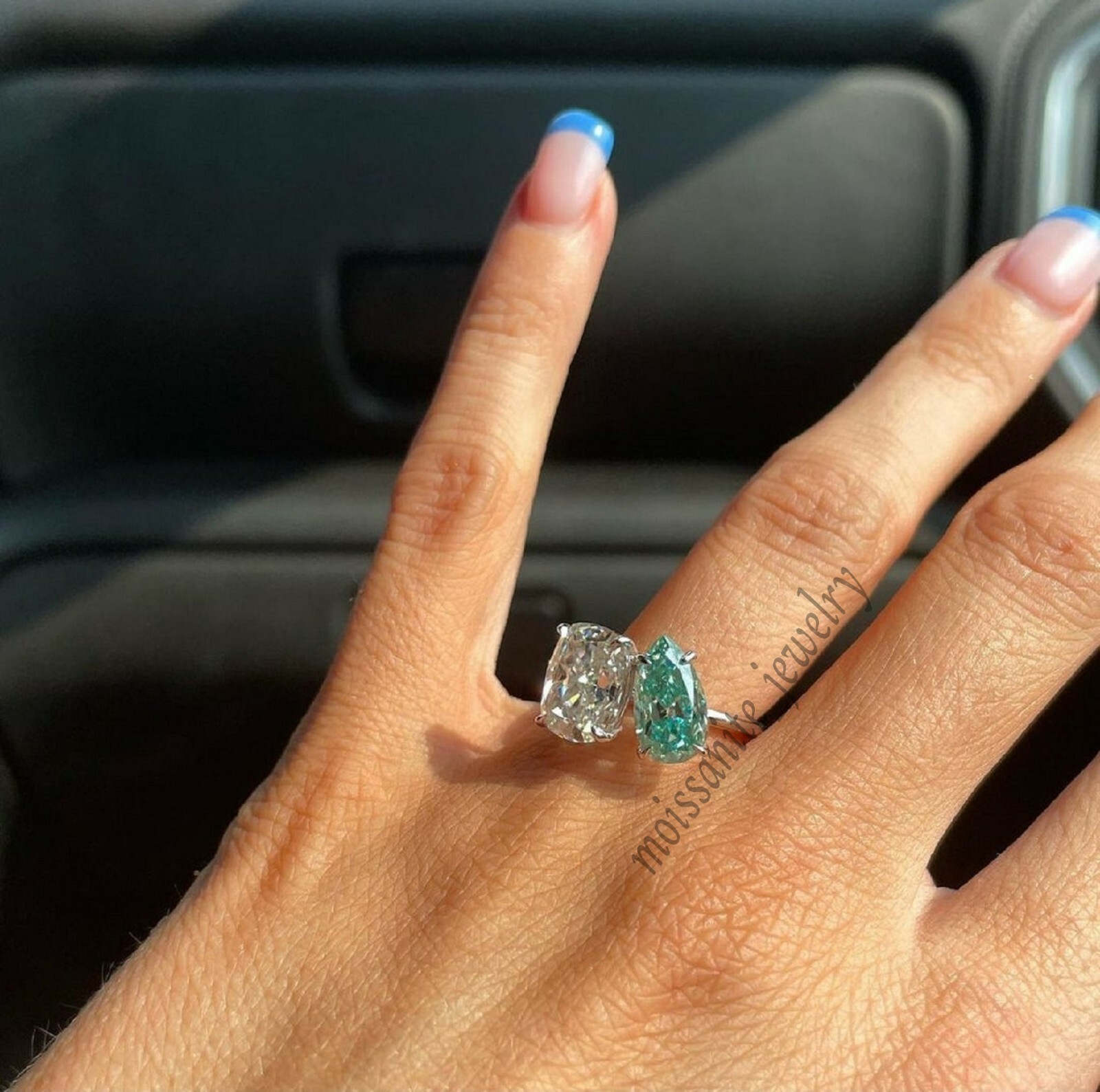 指輪・リング TATIANA Silver 925 moissanite 05 carat ring DR0001 TATIANA Silver 925 moissanite 05 carat ring DR0001 (TATIANA