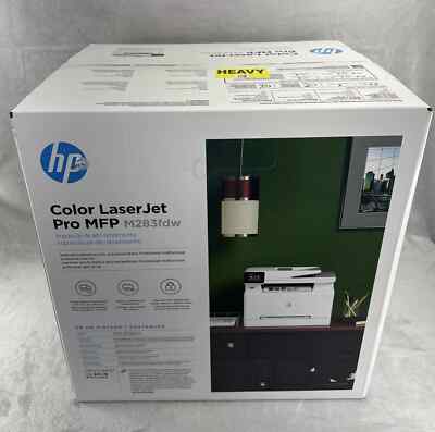 New Seal HP LaserJet Pro MFP M283fdw Wireless Color Laser Printer/Scan/Copy/Fax