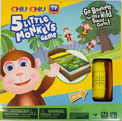 Cardinal Chu Chu TV 5 Little Monkeys Game 3+ Jumping On The Bed  Learning NEW