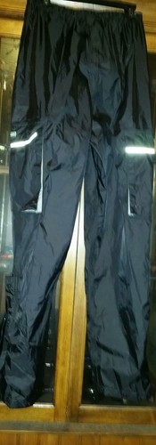 Stearns Dry Wear Black Waterproof Rain Pants Fishing Camping, Biking Size: M