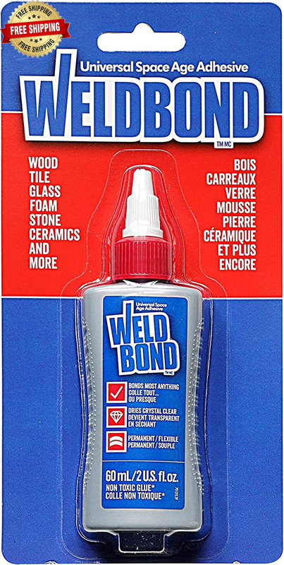 Adhesive, 60 Ml, 2 Fl.Oz, Non-Toxic Adhesive for Wood, Tile, Glass, Ha ⭐️⭐️⭐️⭐️⭐