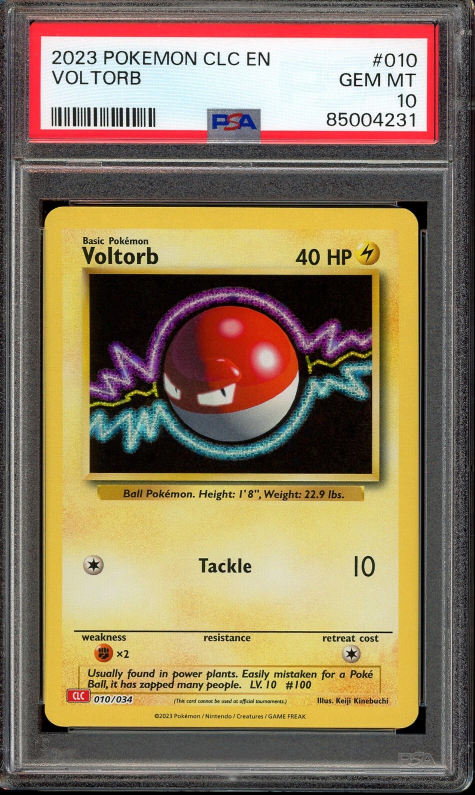 9999 PSA10 ビリリダマ voltorb 2018 36 30 Voltorb (#99, ♦️, Genetic Apex) • Pokémon TCG Pocket