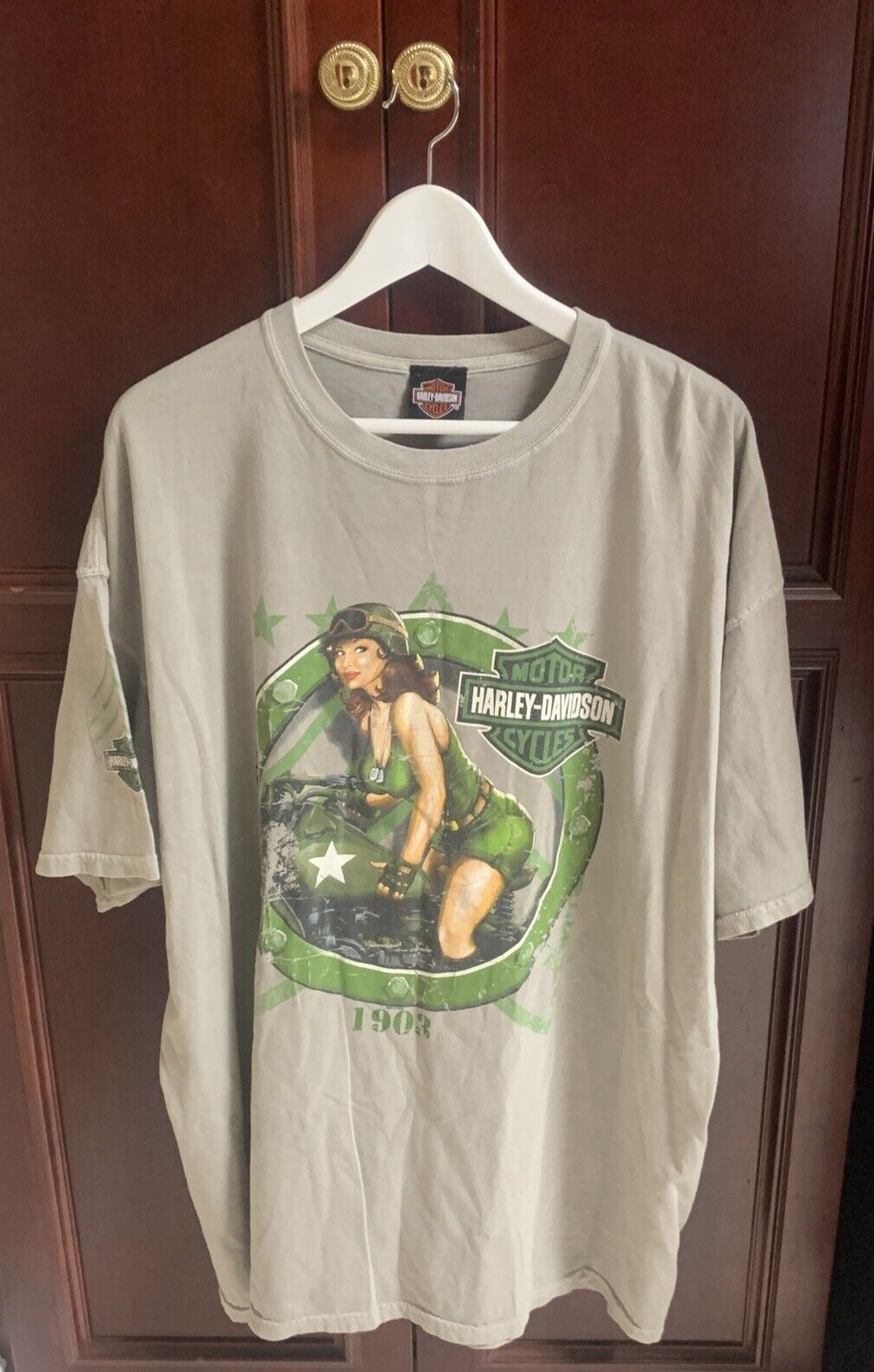 [used] 90s harley-davidson tシャツ ミリタリー 90s Harley-Davidson T-Shirt USA製 | VOSTOK