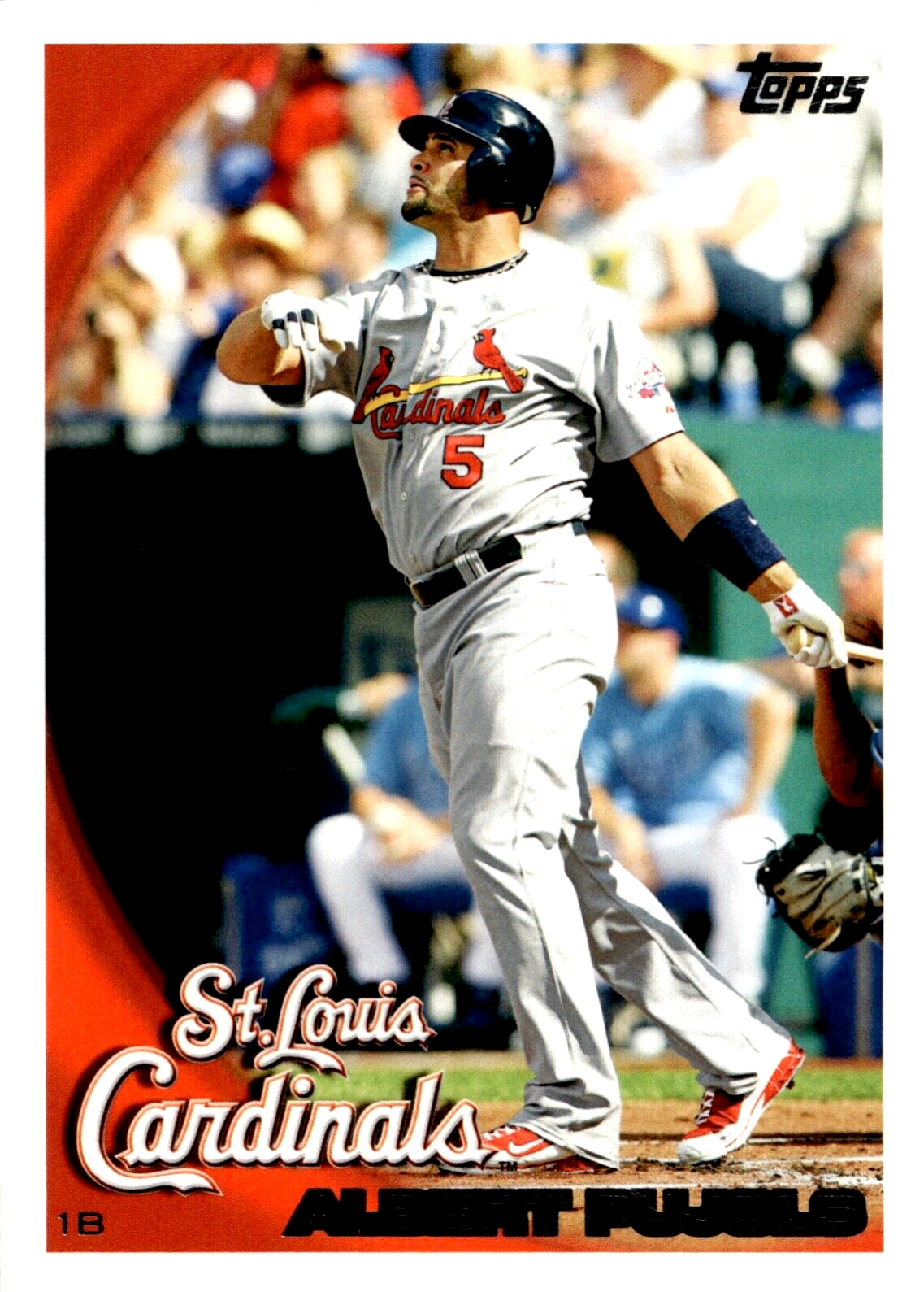 冬ギフト  2010 Topps Albert Pujols #100 St. Louis Cardinals - Free 応援グッズ