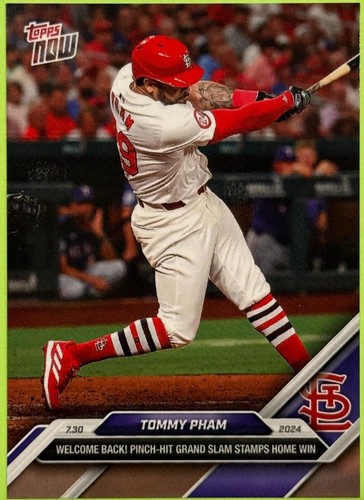 2024 Topps Now - Tommy Pham #496