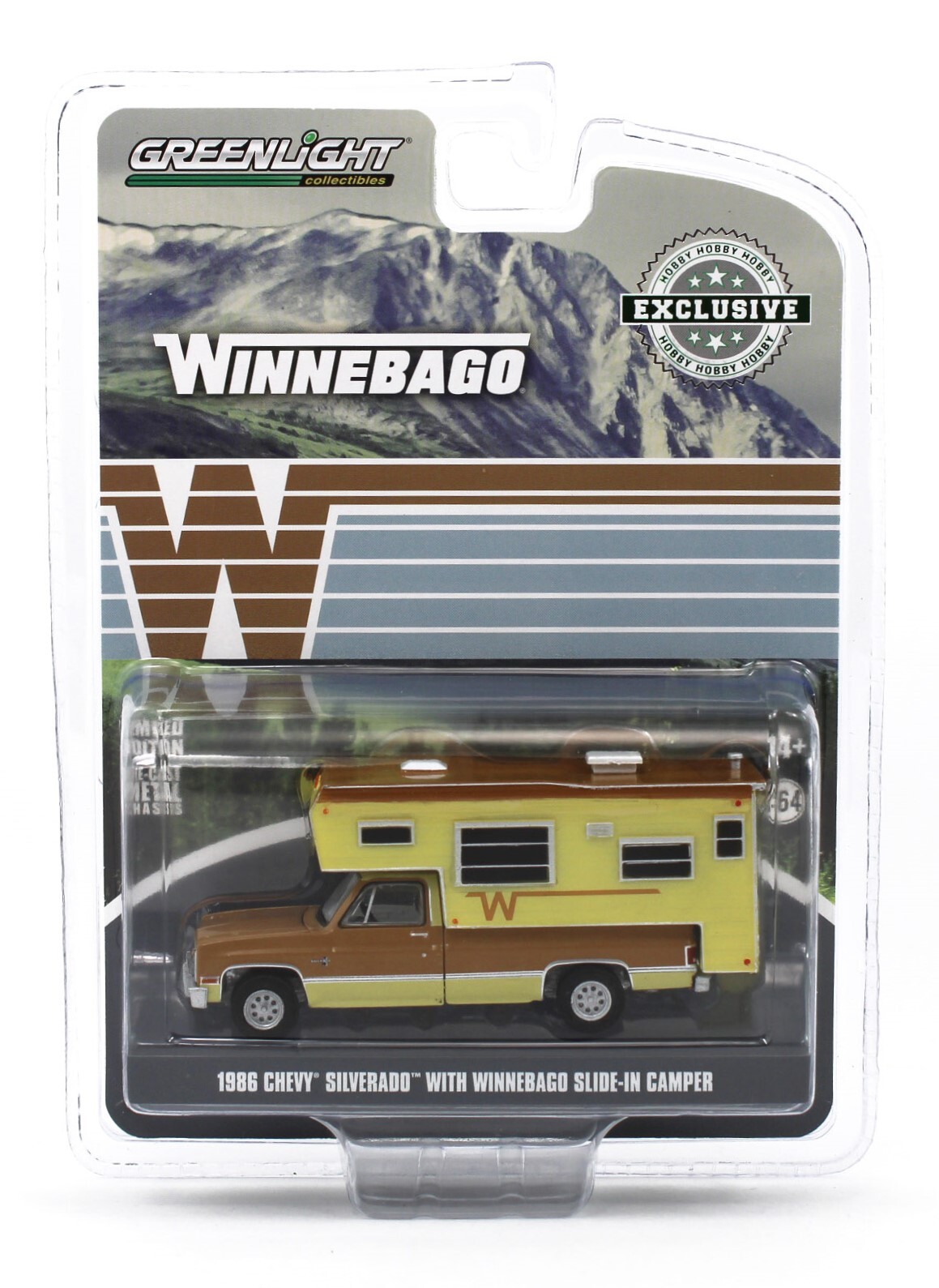 グリーンライト　winnebago　ウィネベーゴ　トレーラー　ミニカー　1:24 グリーンライト 1/24 キャンピングトレーラー 2017 Winnebago
