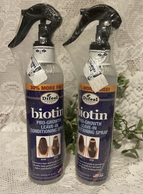 Pro-Growth X 2 ~ Biotin Leave in Conditioning Spray 6 oz. NEW/SEALED Free Ship!