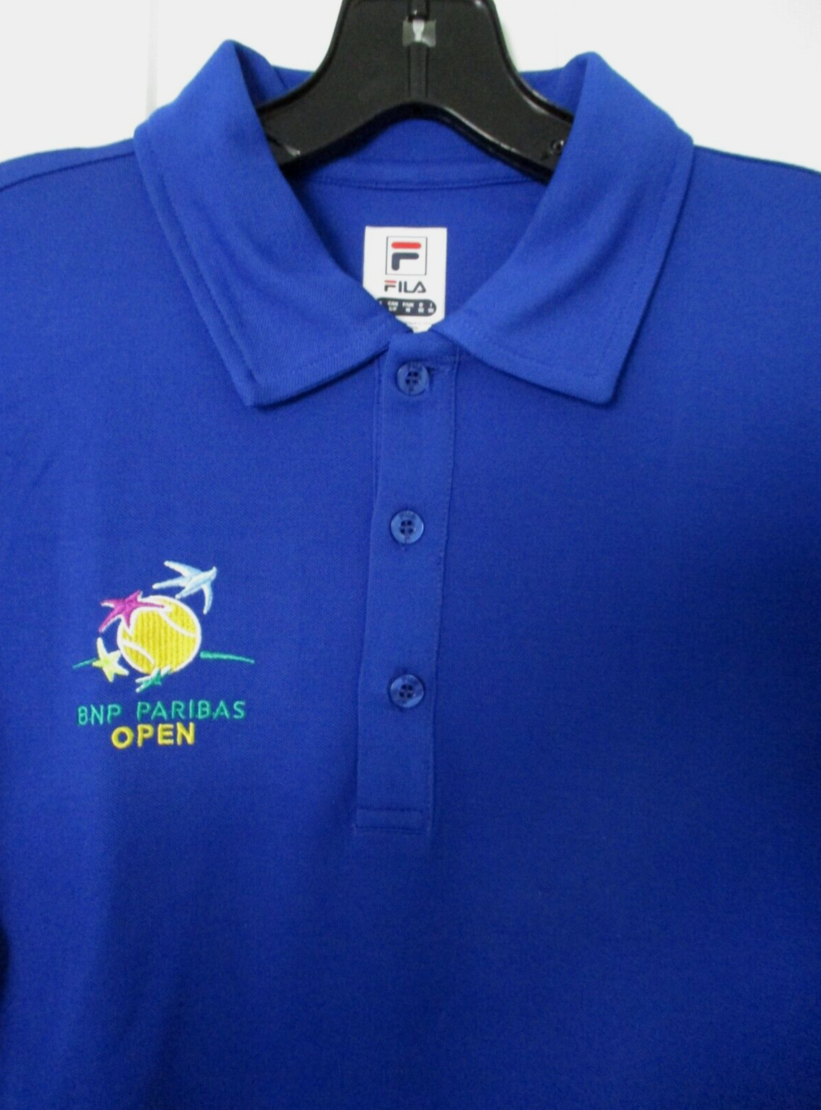 FILA POLO (BNP PARIBAS OPEN 非売品) Fila BNP Paribas Open Indian Wells Tennis Polo Shirt XL | eBay