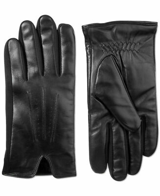 Lot of 2 ISOTONER Signature Black 100% Genuine Leather SleekHeat Gloves Medium