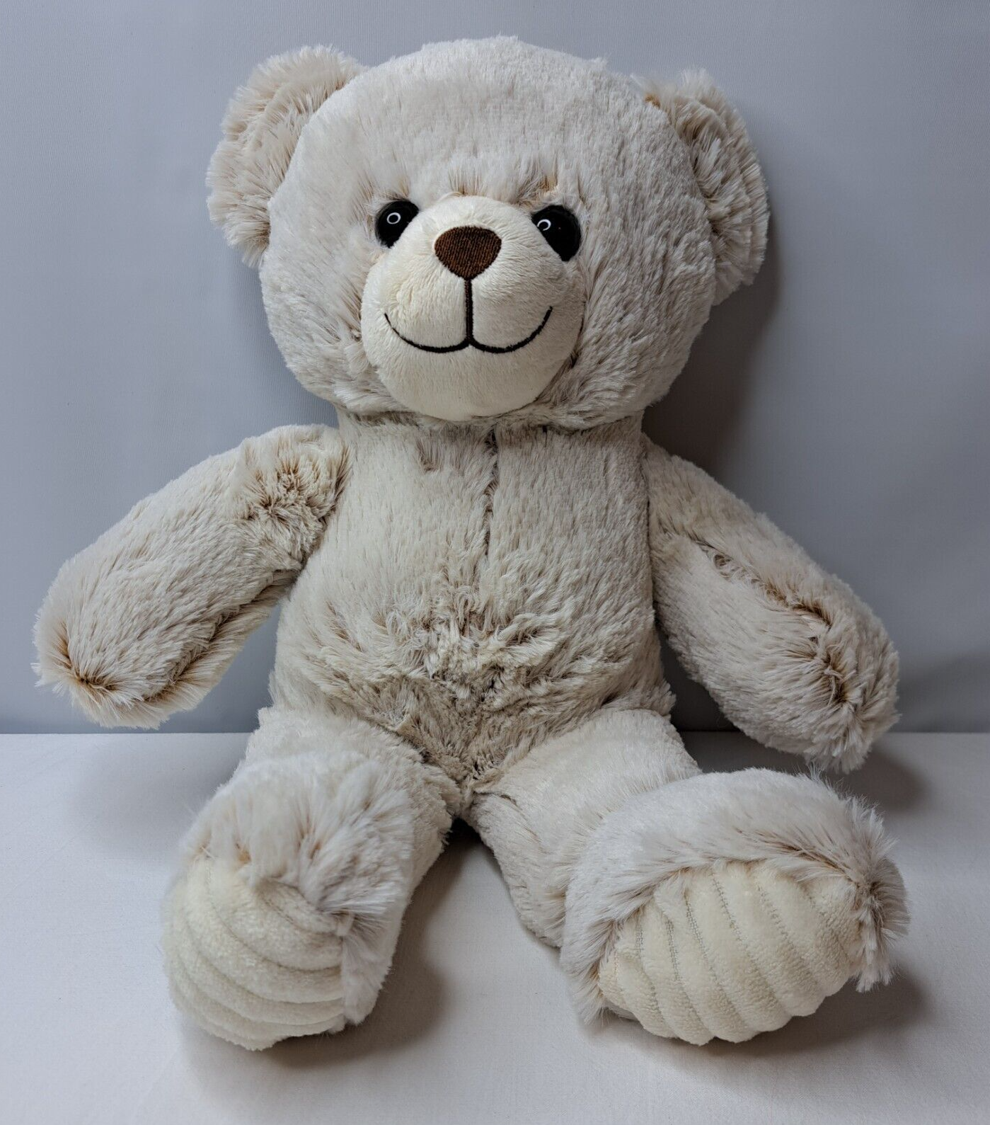 Spark Create Imagine Teddy Bear Plush Stuffed Animal Ribbed 
