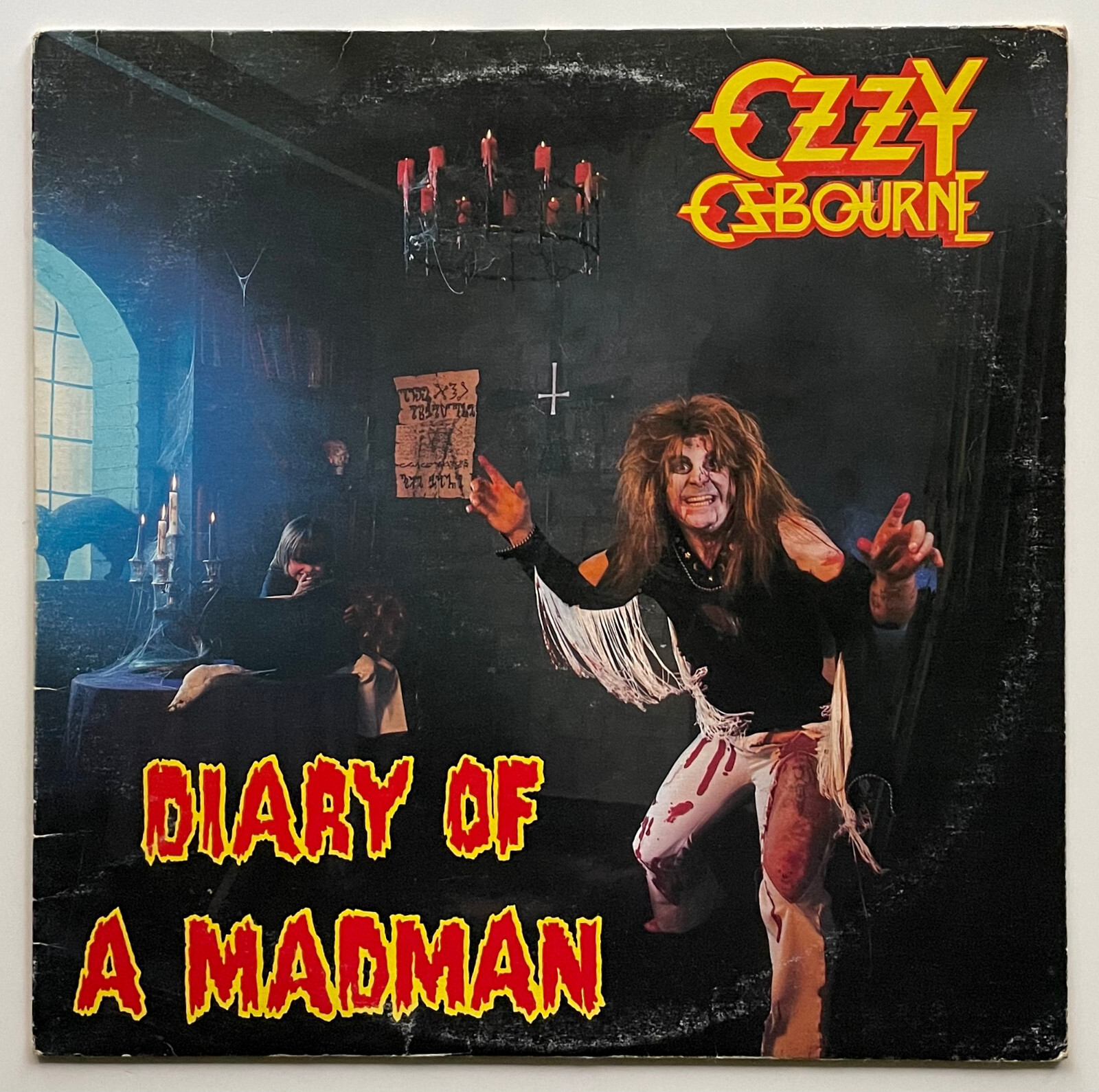 Vtg 1981 OZZY OSBOURNE Album DIARY OF A MADMAN Lp 1ST PRESS