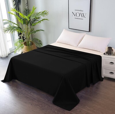Superb Bed FlatSheet - Breathable, Extra Soft & Wrinkle Free *Top Sheet Only*