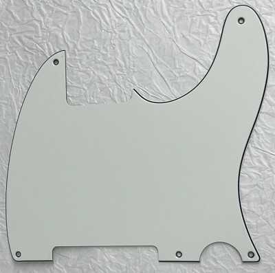 New Great-For Fender Esquire Telecaster 5 Hole Blank Guitar Pickguard Parchment