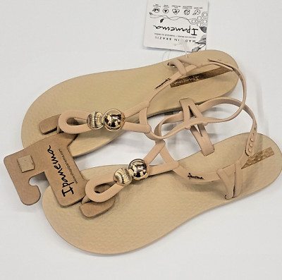 Ipanema Women Class Spheres Sandal Beige Gold 6