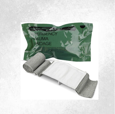 6''/4'' Israeli Trauma Bandage Emergency Dressing First Aid Compression Bandage