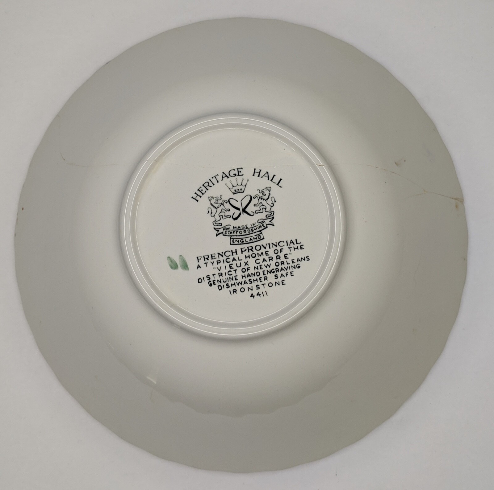 Heritage Hall China 8 1/4 inch Serving Bowl French Provincial Made in England