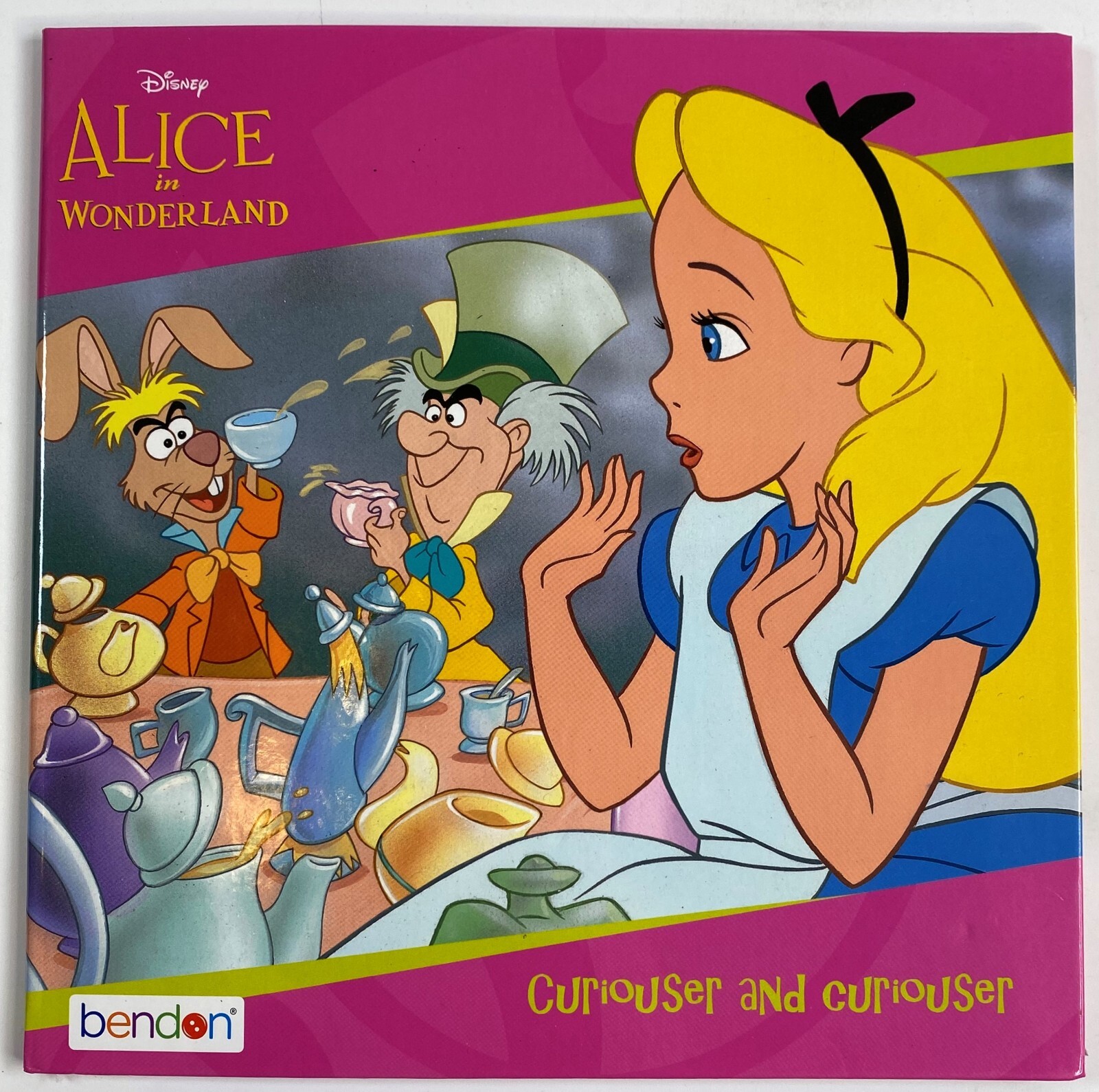 Disney Alice in Wonderland Curiouser and Curiouser HB Book | eBay