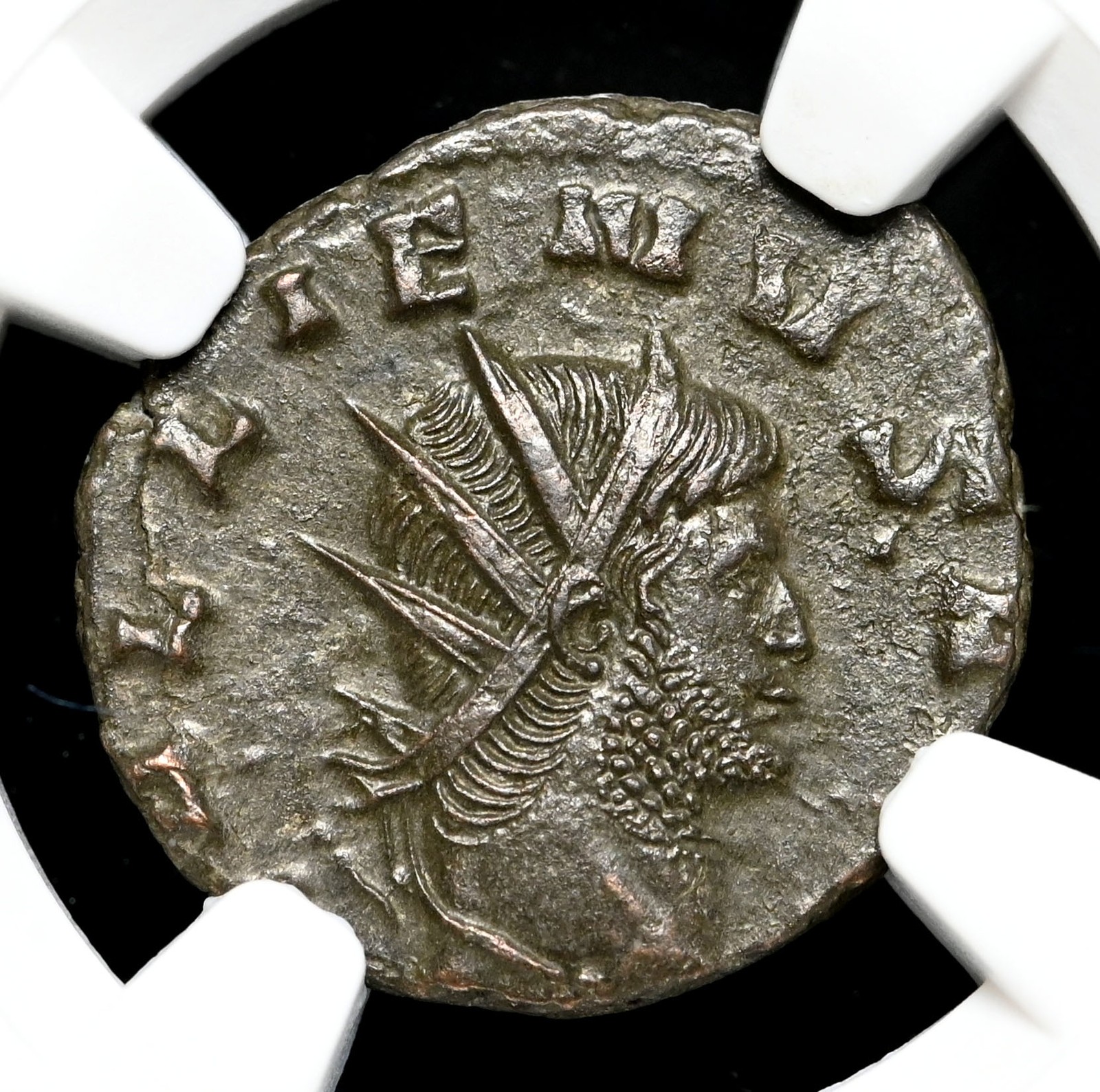 ROMAN EMPIRE. Gallienus. AD 253-268. Æ Antoninianus, NGC AU