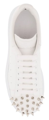 que shoes　ホワイト Mサイズ　美品 Alexander McQueen Punk Stud Sneakers Shoes Sold Out 2023