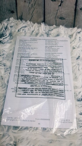 Black & Decker Manual For 20V Max Cordless Drill Catalog LD 120