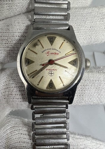 VintageM WEST END WATCH PRIMA Sowar 英軍官有 1940s West End Watch Co Sowar Prima Civil Service India