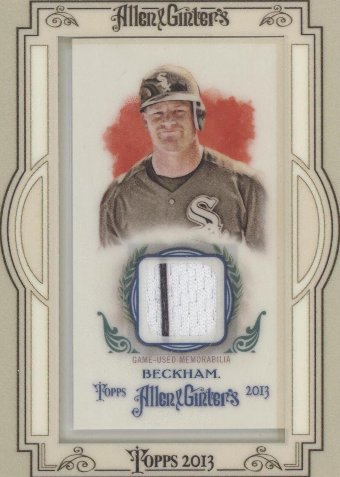 2013 Topps Allen & Ginter's - Gordon Beckham #AGR-GB