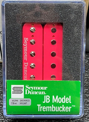 Seymour Duncan TB-4 JB Trembucker Bridge Electric Guitar Pickup - Neon Pink