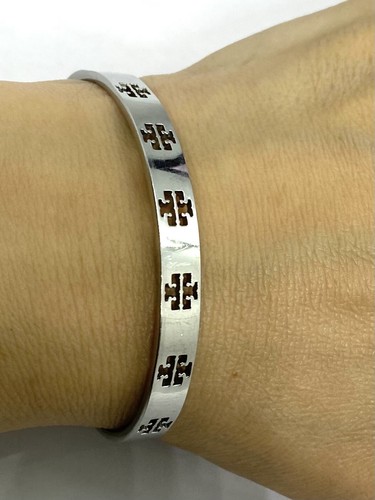 アンクレット Tory Burch SS25 Two-tone l bracelet (163724 400) Tory Burch Women's The Eleanor Two-Tone Stainless Steel