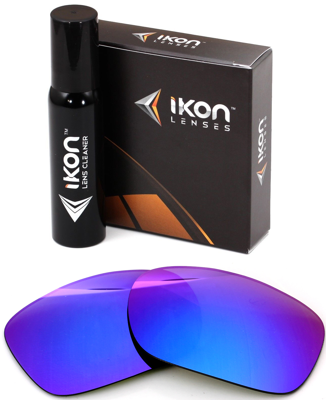 Polarized IKON Iridium Replacement Lenses For Oakley Twoface Violet Mirror