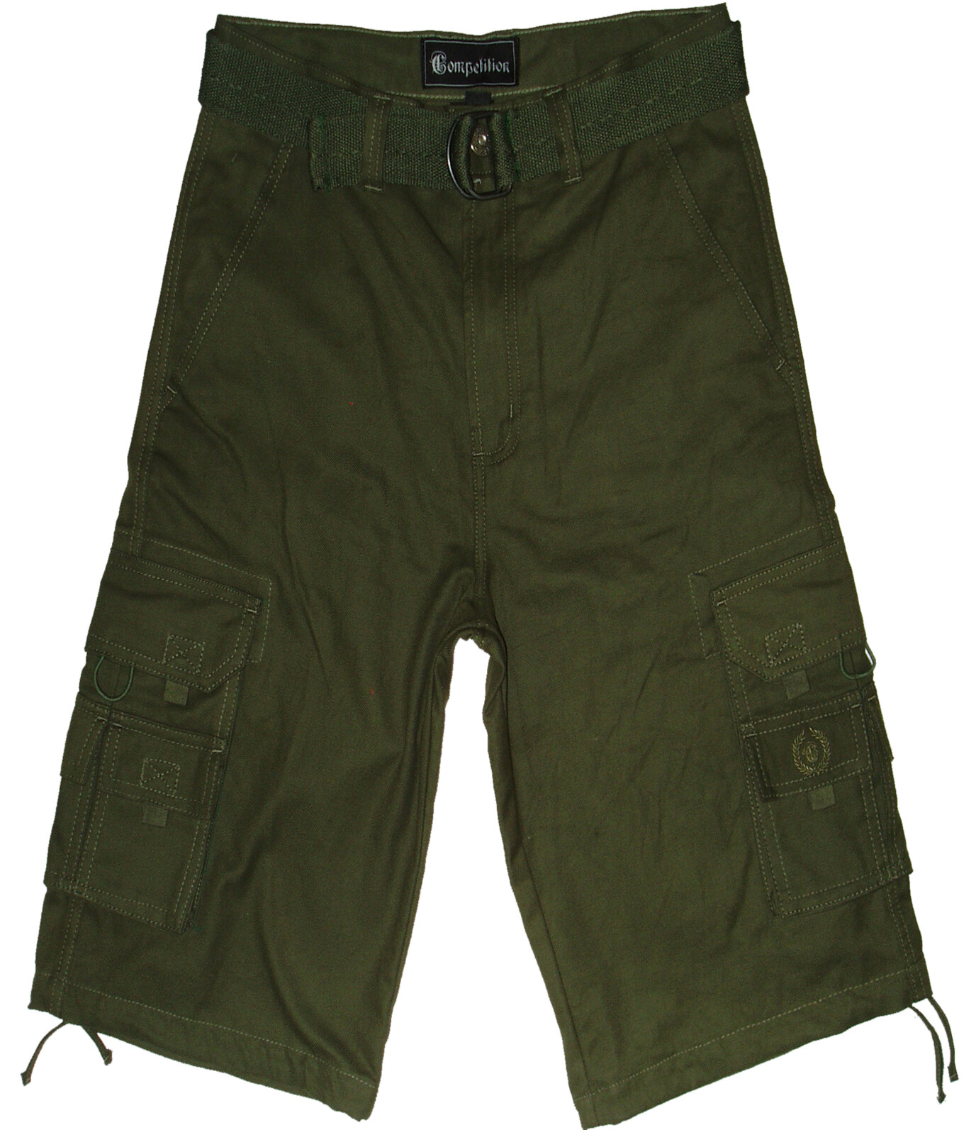 【KOOLOSET】Multi Cargo Pocket Bermuda Pants Men's Multi Pockets Cargo Shorts Casual Relaxed Fit Outdoor