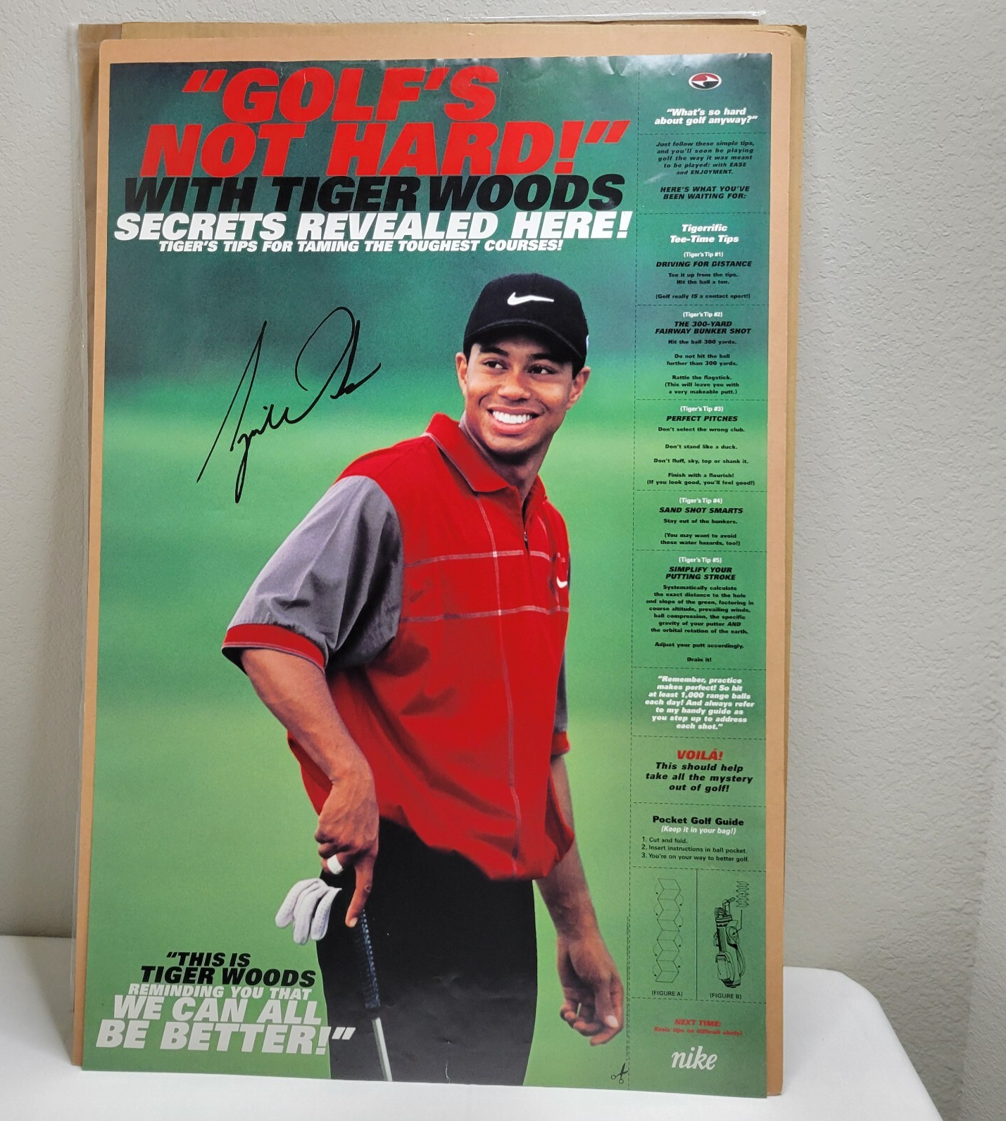 【新品未開封】90s NIKE Golf Tiger Woods ポスター 新品未開封】90s NIKE Golf Tiger Woods ポスター - メルカリ