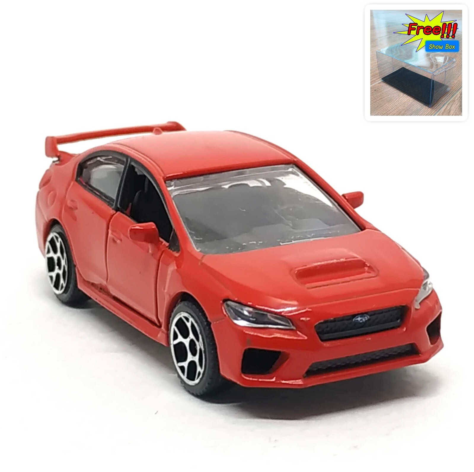 Majorette Subaru WRX STI Red - Wheels 5Y 1:58 (3 inches