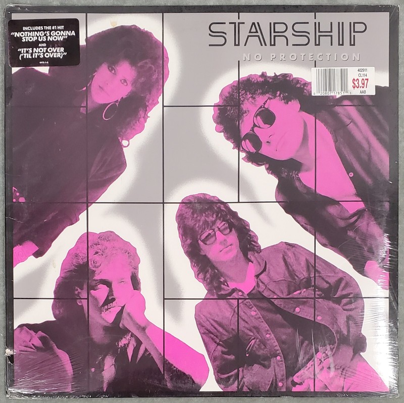 STARSHIP - No Protection LP 1987"NOTHING’S GONNA STOP US NOW"