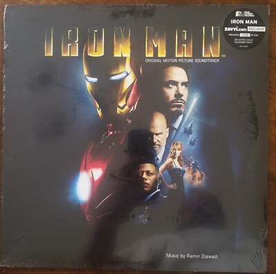 Iron Man (Original Score) UK Gold Vinyl LP. (SILLP1264) Zavvi Exclusive. Sealed
