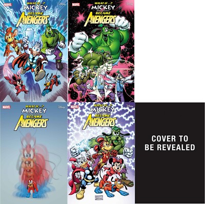 What if Mickey & Friends became Avengers #1 2025 A - E | All 5 | Presale 3/5