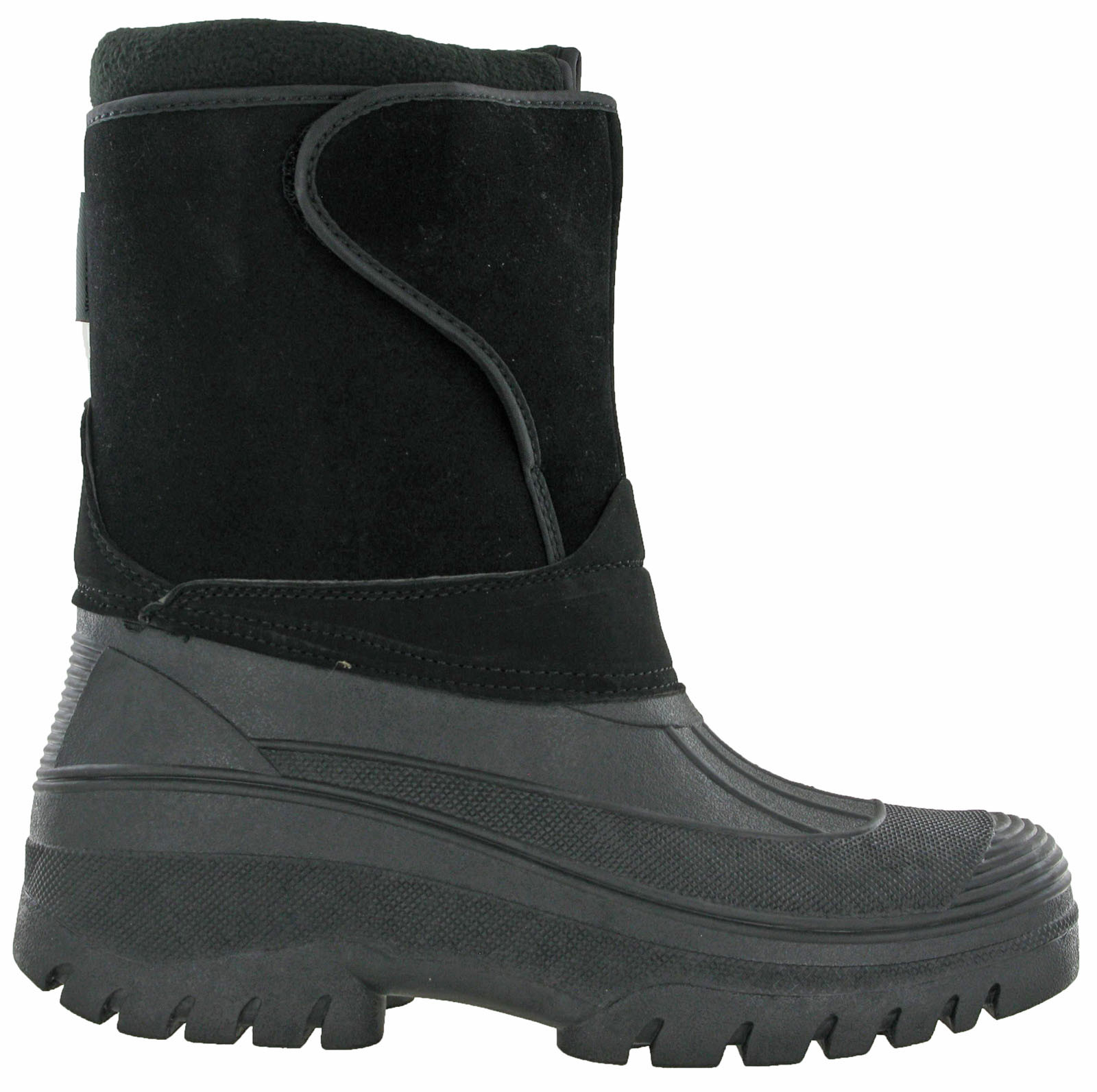 mens waterproof walking boots with velcro fastening