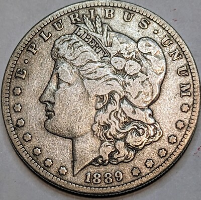1889-S Morgan silver dollar #23